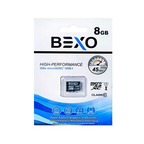 رم میکرو 8 گیگ Bexo کلاس 10 استاندارد UHS-I U1