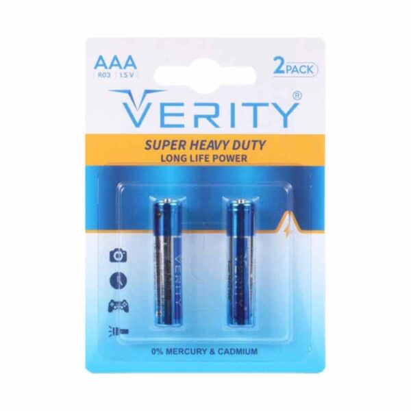 باتری نیم قلم وریتی Super Heavy Duty مدل R03