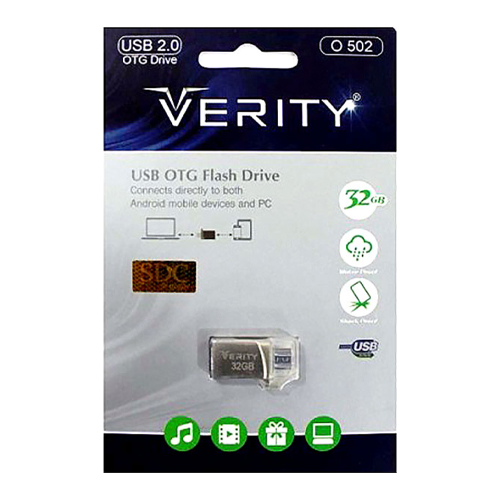 فلش OTG با ظرفیت 32 گیگ Verity مدل O 502