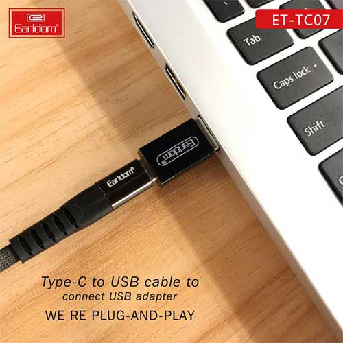 تبدیل Type-c به USB مدل Earldom ET-TC07