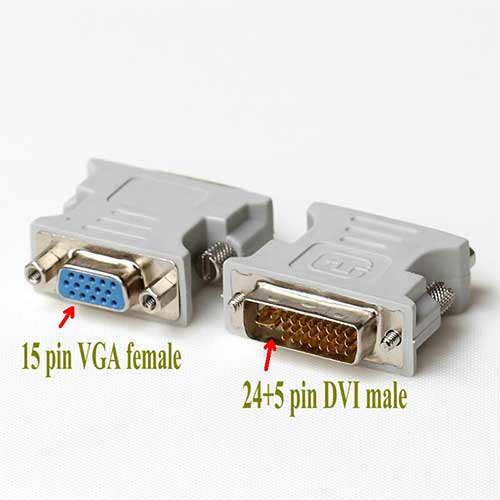 تبدیل VGA به DVI-I 24+5