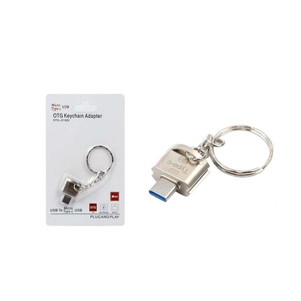 تبدیل OTG فلزی USB به Type-c مدل JY-920