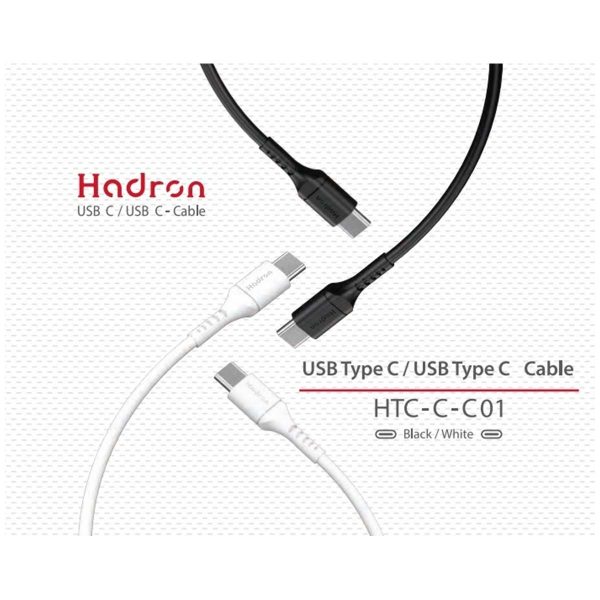 کابل دو سر تایپ سی Hadron مدل HTC-C-C01