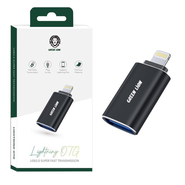 تبدیل USB-Lightning OTG گرین لاین مدل GNLOTGBK