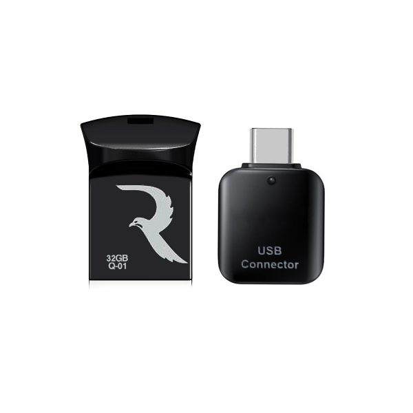 فلش OTG تایپ سی 32 گیگ Reewox مدل Q-01+ USB3.1