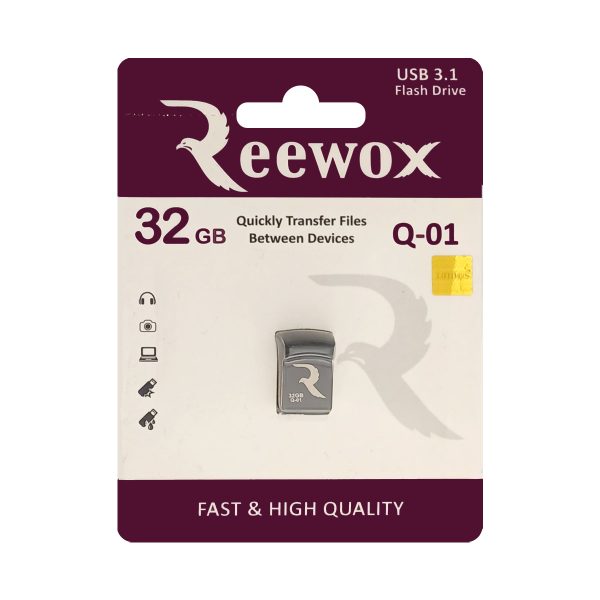 فلش 32 گیگ Reewox مدل Q-01 USB3.1