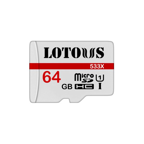 رم میکرو 64 گیگ Lotous با استاندارد Micro SDHC UHS-1 U1
