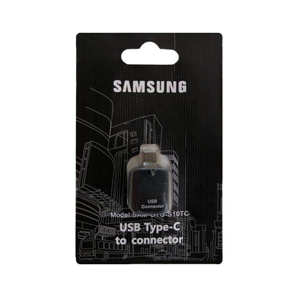 تبدیل OTG پلاستیکی USB به Type-c سامسونگ مدل SAM-OTG -S10TC