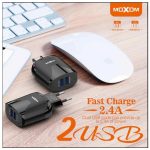 سرشارژر Moxom مدل MX-HC30 همراه با کابل میکرو USB