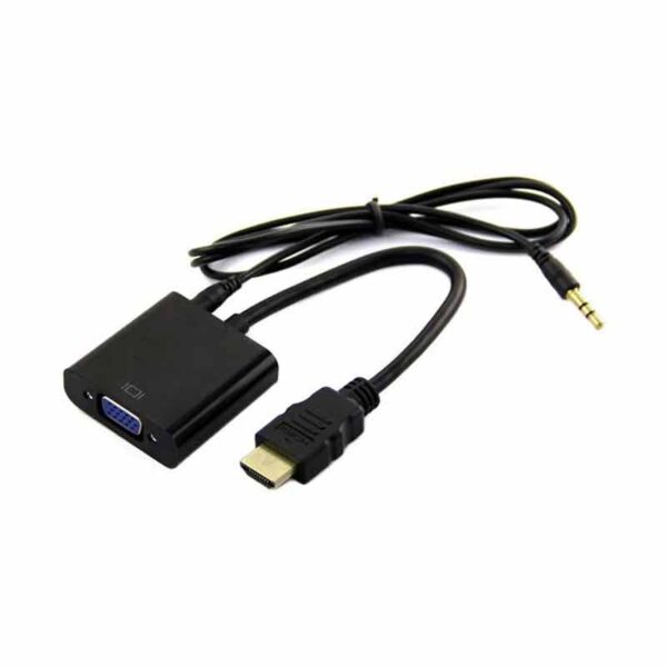 تبدیل VGA به HDMI رویال با کابل صدا و میکرو USB مدل RC-111