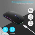 موس بلوتوث شارژی فلامینگو RGB 3 in 1