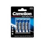 باتری نیم قلم Camelion مدل R03P UM4 Micro Super Heavy Duty