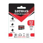 رم میکرو 32 گیگ Lotous کلاس 10 استاندارد Micro SDHC UHS-1 U1 - Image 2