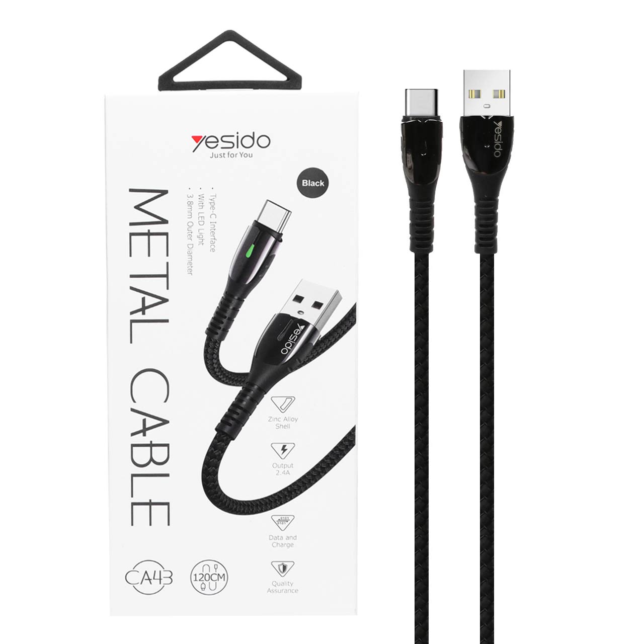 کابل-تایپ-سی-Yesido-مدل-CA432.jpg کابل تایپ سی Yesido مدل CA43 - Image 1
