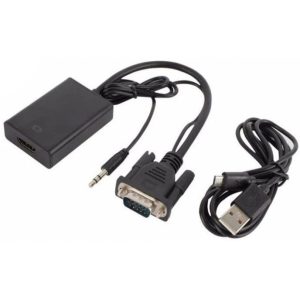 کابل تبدیل 25 سانتی VGA به HDTV+AV+Power مینی اسکای MiniSky