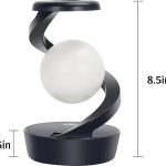 چراغ رومیزی و شارژر وایرلس ماه گردان ROTATING SUSPENSION LAMP - Image 4