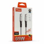 کابل توربو شارژ دو سر تایپ سی 65W ویلوت مدل WELOT W-DC14CC